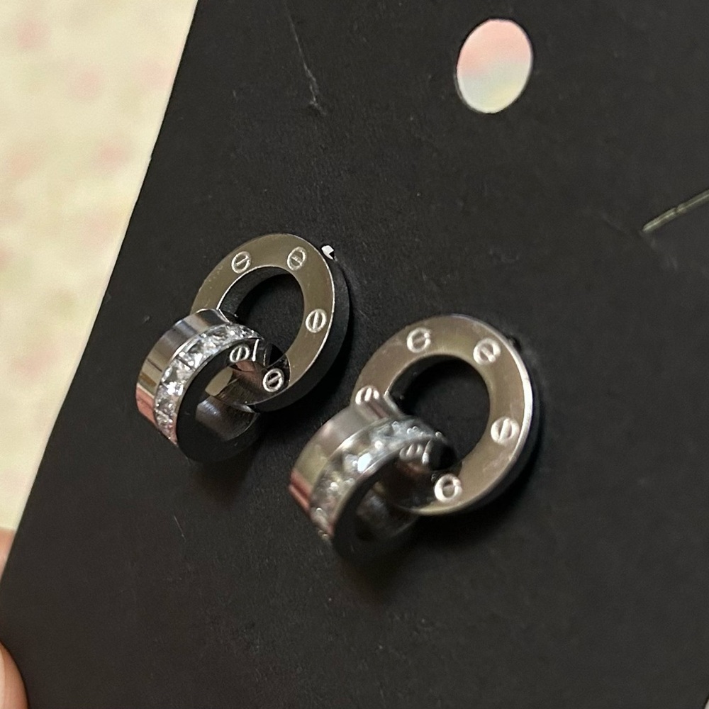 Elegant Stainless Steel Earrings